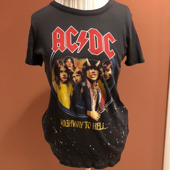 Chaser Tops - Chaser AC/DC Tee Shirt Sz Medium